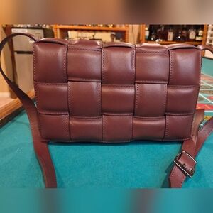 Vera Pelle Quilted Leather Crossbody Bag